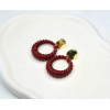 Boucles d'oreilles Briana Bordeaux