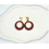 Boucles d'oreilles Briana Bordeaux