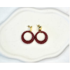 Boucles d'oreilles Briana Bordeaux