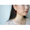 Boucles d'oreilles Briana Bordeaux