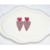 Boucles d'oreilles Callista Rose Paillettes