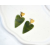 Boucles d'oreilles Callista Vert