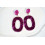 Boucles d'oreilles Ludivine Rose