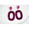 Boucles d'oreilles Ludivine Rose