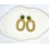 Boucles d'oreilles Constanza Ocre
