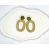 Boucles d'oreilles Constanza Ocre