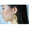 Boucles d'oreilles Constanza Ocre