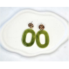 Boucles d'oreilles Constanza Vert
