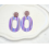 Boucles d'oreilles Constanza Violet