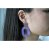 Boucles d'oreilles Constanza Violet