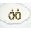 Boucles d'oreilles Constanza Léopard
