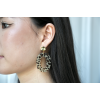Boucles d'oreilles Constanza Léopard