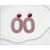 Boucles d'oreilles Constanza Rose