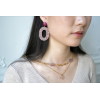 Boucles d'oreilles Constanza Rose