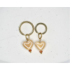 Boucles d'oreilles Indigo Crème