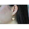 Boucles d'oreilles Indigo Crème