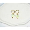Boucles d'oreilles Indigo Vert d'eau