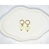 Boucles d'oreilles Indigo Vert d'eau