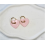 Boucles d'oreilles Iris Rose Pâle