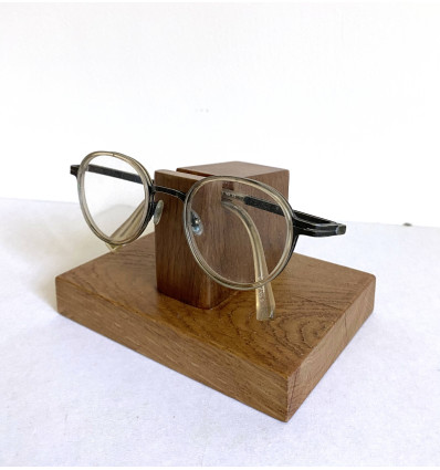 porte-lunettes en chêne