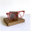 porte-lunettes artisanal en chêne