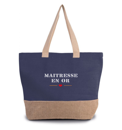 Cabas personnalisable pour maîtresse