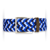 Ceintures tressées Made in France tricolores
