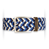 Ceintures tressées Made in France tricolores