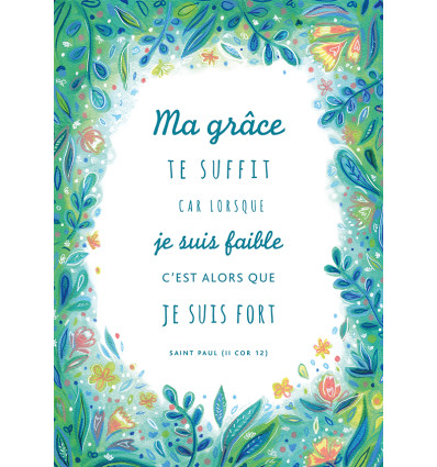 Affiche avec citation personnalisée