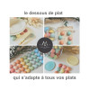 Le dessous de plat déco modulable x 6