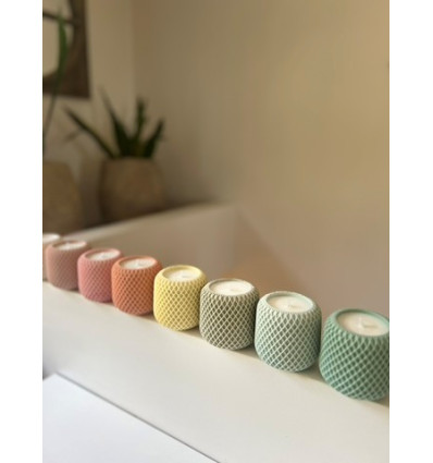 Petit pot déco alvéole