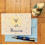 Carte postale Bébé bleu et colombe