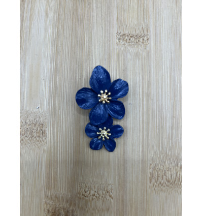 Boucles Fleur (bleu)