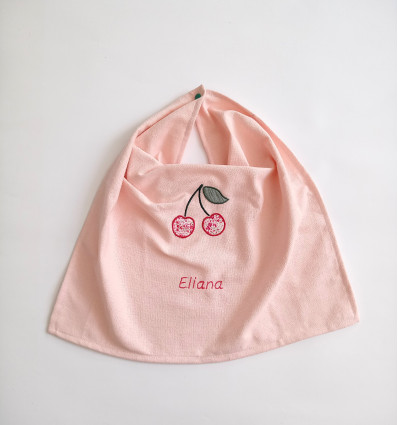 Serviette de table à pression cerise