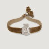Bracelet ND de Covadonga argent - posé