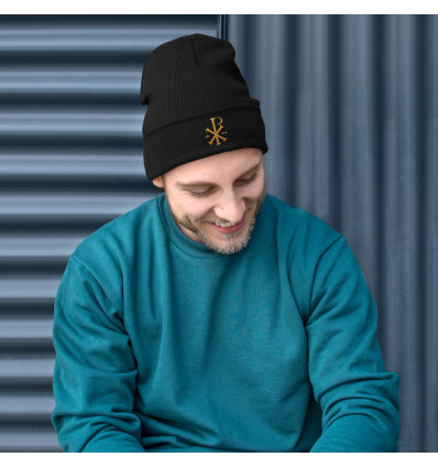 Bonnet brodé - Chrisme