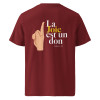 T-shirt La joie est un don - Couleurs