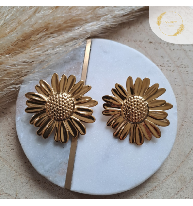 Boucles d'oreilles Marguerite