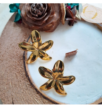 Boucles d'oreilles Tiaré
