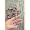 CHAPELET EN VERRE FABRIQUE ARTISANALEMENT A MURANO