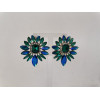 Boucles d'oreilles paon