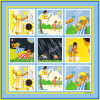 Foulard en soie "Fantaisie"