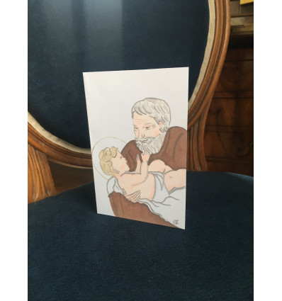 CARTE DE VOEUX SIMEON COULEUR 