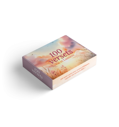 Coffret de 100 versets sur la Vie et la lumière