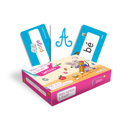 Mes cartes à jouer - Lettres, dès 4 ans