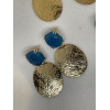 Boucles d’oreilles martelées