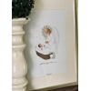 Affiche Dorure - Veillez sur moi mon Bon Ange – Illustration
