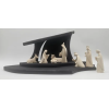 CRECHE EN BOIS ARTISANALE EDITIONS LA GIROUETTE