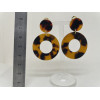 Boucles d’oreilles écaille de tortue