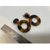 Boucles d’oreilles écaille de tortue
